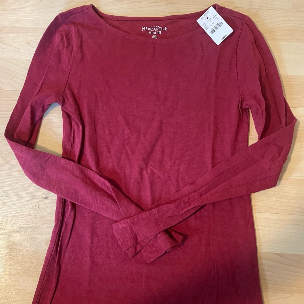 JCrew Scoop Neck Tee